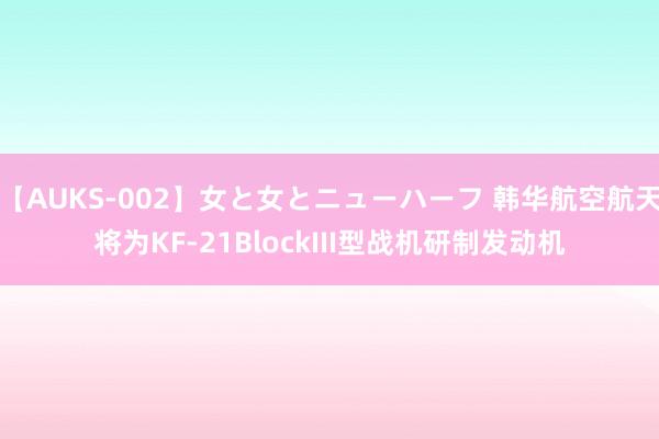 【AUKS-002】女と女とニューハーフ 韩华航空航天将为KF-21BlockIII型战机研制发动机