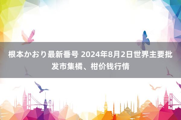 根本かおり最新番号 2024年8月2日世界主要批发市集橘、柑价钱行情