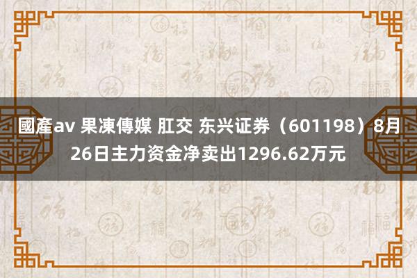 國產av 果凍傳媒 肛交 东兴证券（601198）8月26日主力资金净卖出1296.62万元