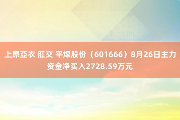 上原亞衣 肛交 平煤股份（601666）8月26日主力资金净买入2728.59万元